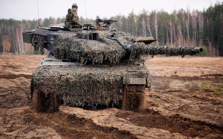 Leopard 2A6 tankas/Ryčio Šeškaičio nuotrauka