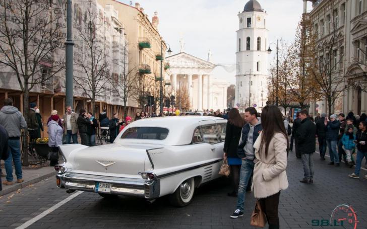 Amerikietiškų automobilių susitikimas/Vytauto Pilkausko nuotrauka