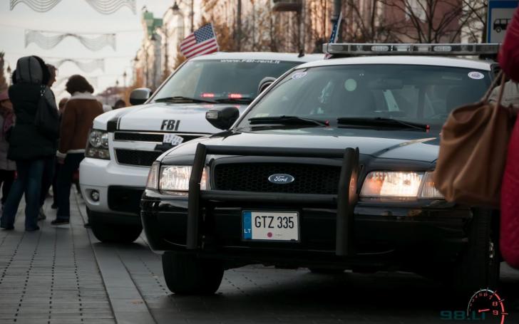 Amerikietiškų automobilių susitikimas/Vytauto Pilkausko nuotrauka