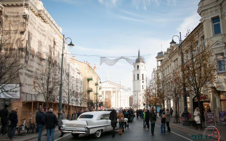 Amerikietiškų automobilių susitikimas/Vytauto Pilkausko nuotrauka