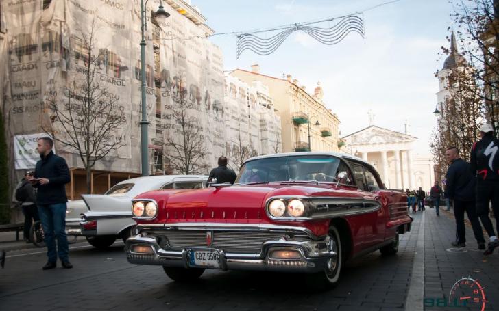 Amerikietiškų automobilių susitikimas/Vytauto Pilkausko nuotrauka