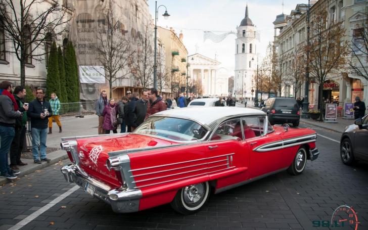 Amerikietiškų automobilių susitikimas/Vytauto Pilkausko nuotrauka