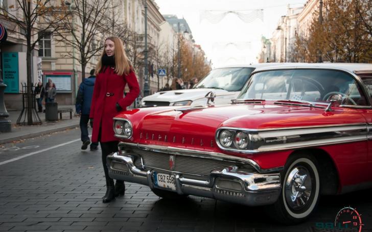 Amerikietiškų automobilių susitikimas/Vytauto Pilkausko nuotrauka
