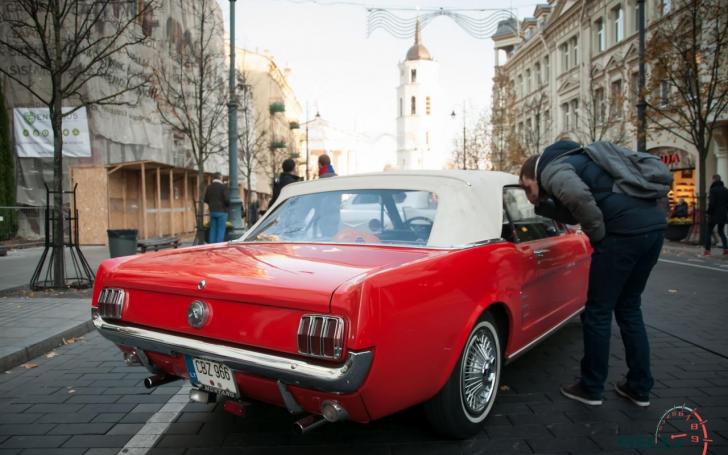 Amerikietiškų automobilių susitikimas/Vytauto Pilkausko nuotrauka