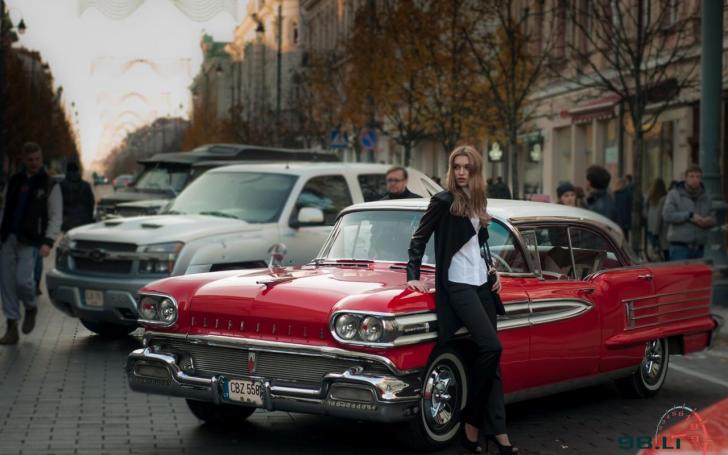 Amerikietiškų automobilių susitikimas/Vytauto Pilkausko nuotrauka