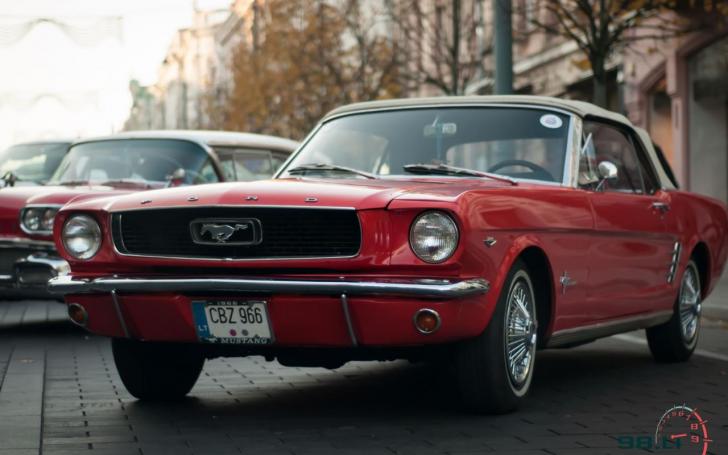 Amerikietiškų automobilių susitikimas/Vytauto Pilkausko nuotrauka