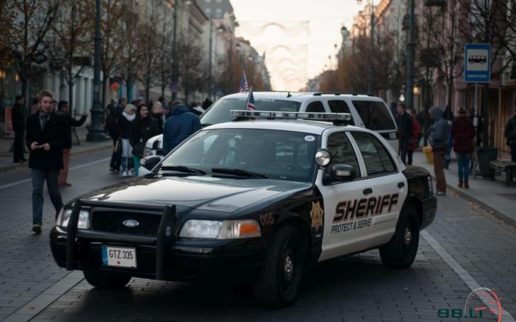 Amerikietiškų automobilių susitikimas/Vytauto Pilkausko nuotrauka
