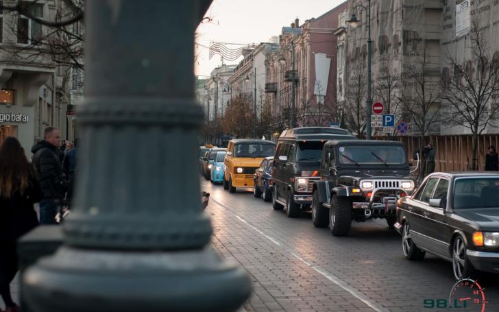 Amerikietiškų automobilių susitikimas/Vytauto Pilkausko nuotrauka