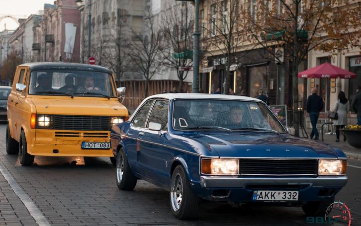 Amerikietiškų automobilių susitikimas/Vytauto Pilkausko nuotrauka
