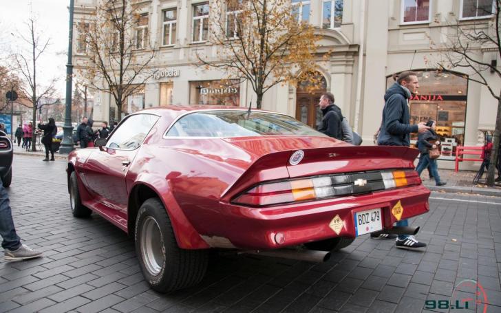 Amerikietiškų automobilių susitikimas/Vytauto Pilkausko nuotrauka