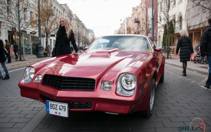 Amerikietiškų automobilių susitikimas/Vytauto Pilkausko nuotrauka