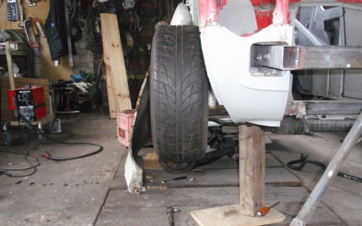 8 cm praplatėjo automobilio priekis/Asmeninio archyvo nuotrauka