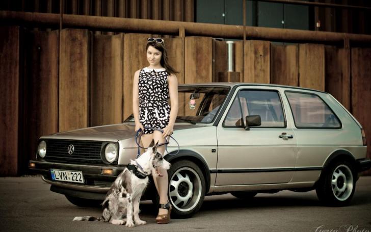 Eglė ir VW Golf Mk2/GertyPhoto nuotrauka