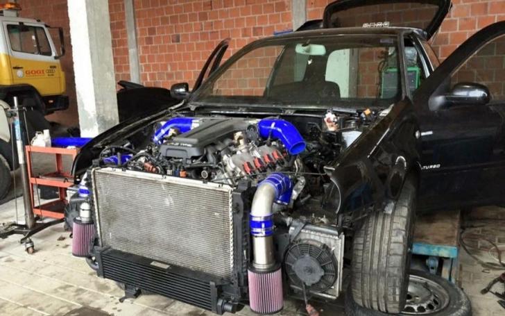 VW Golf/Facebook nuotrauka
