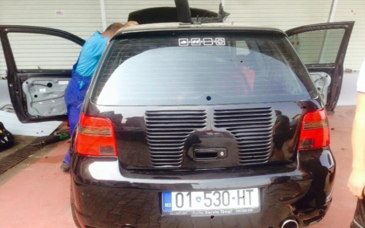 VW Golf/Facebook nuotrauka