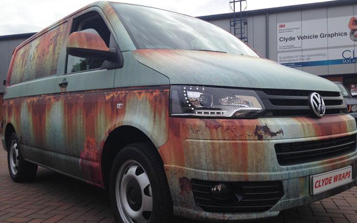 VW T5/Clyde wraps nuotrauka