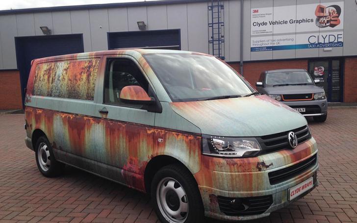 VW T5/Clyde wraps nuotrauka