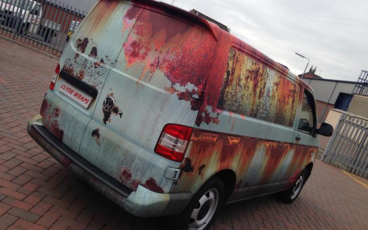 VW T5/Clyde wraps nuotrauka