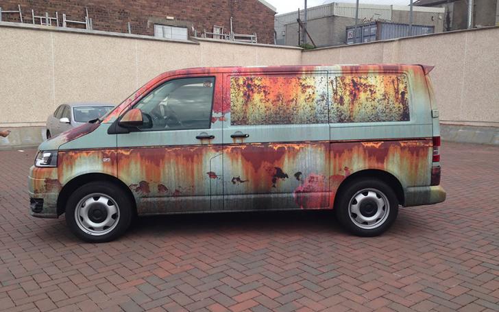 VW T5/Clyde wraps nuotrauka