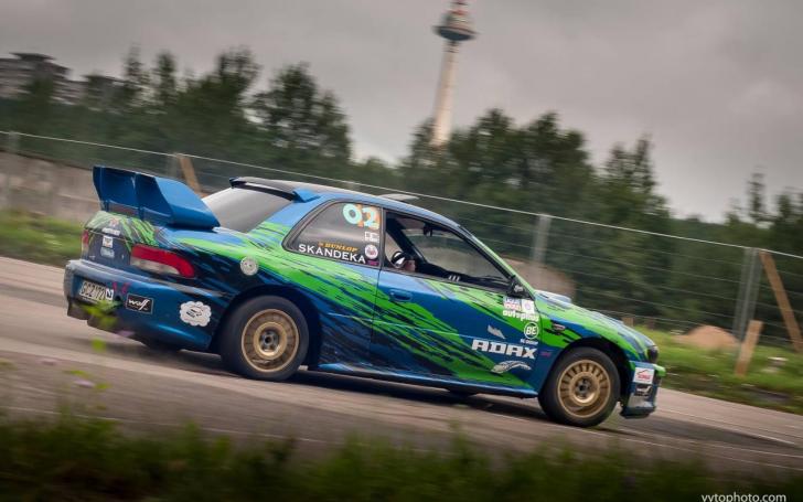 Konkurentų Subaru Impreza/Vytauto Pilkausko nuotrauka