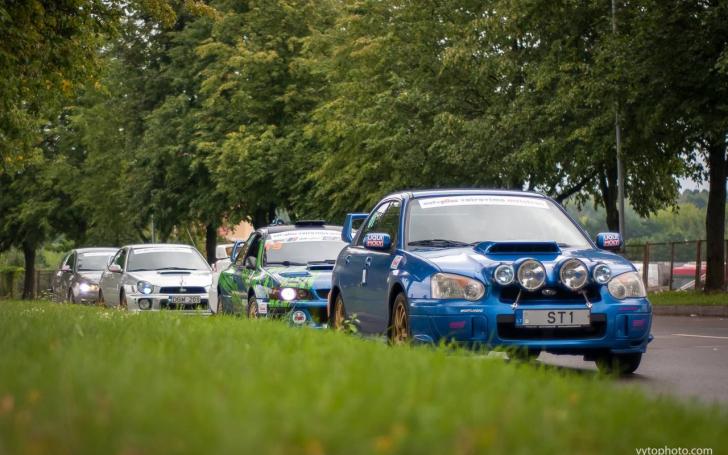 Konkurentų Subaru Impreza/Vytauto Pilkausko nuotrauka